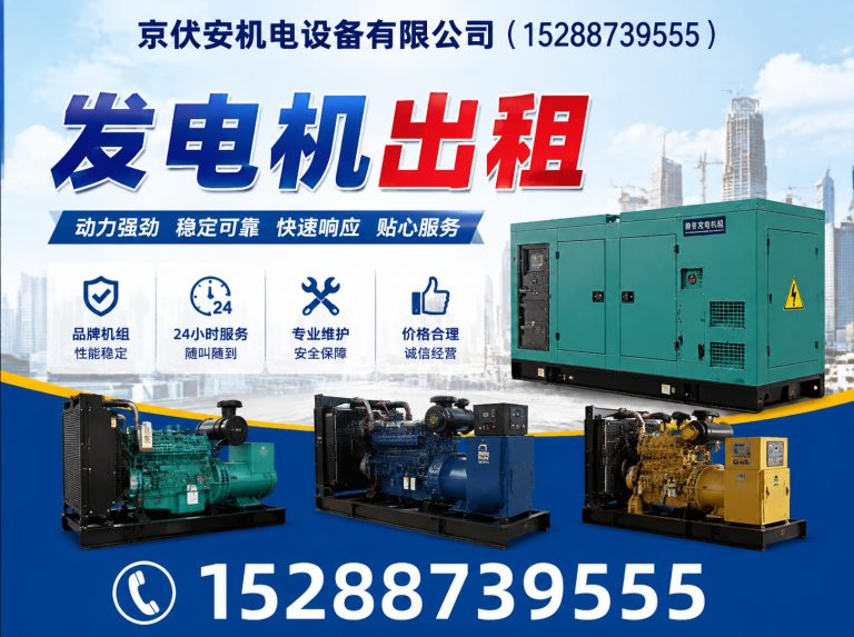 乐东静音发电车租赁展示图