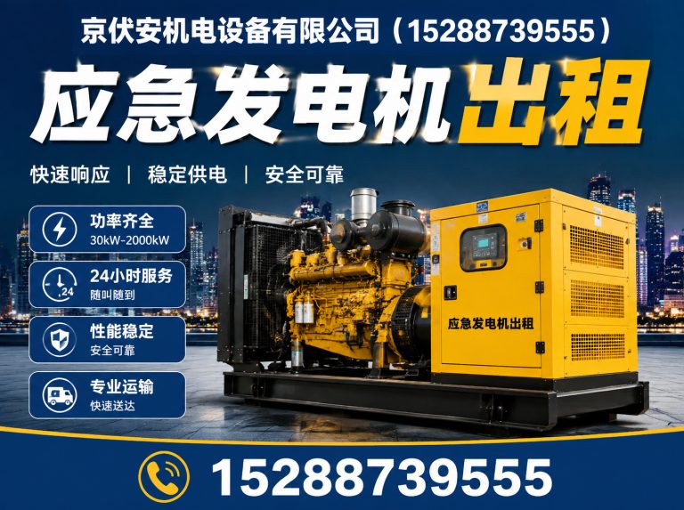 乐东柴油发电机组出租展示图