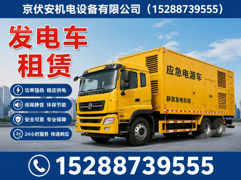 乐东应急发电机出租展示图